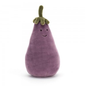 Comida Y Bebida Jellycat Amuseables Vivacious Vegetable Aubergine 16cm x 9cm x 9cm Moradas Ecuador | WQSOF0248