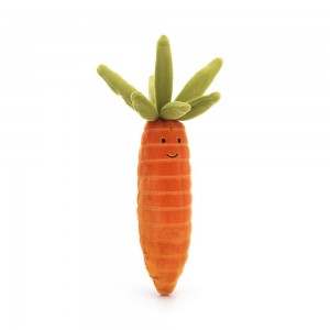 Comida Y Bebida Jellycat Amuseables Vivacious Vegetable Carrot 17cm x 5cm x 5cm Naranjas Ecuador | GBHKN5398