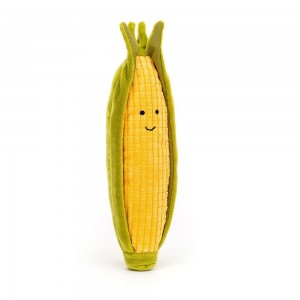 Comida Y Bebida Jellycat Amuseables Vivacious Vegetable Sweetcorn 19cm x 6cm x 4cm Amarillo Ecuador | IHLGW2951