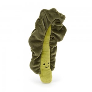 Comida Y Bebida Jellycat Amuseables Vivacious Vegetable Kale Leaf 22cm x 7cm x 3cm Verde Ecuador | EAGMX9241