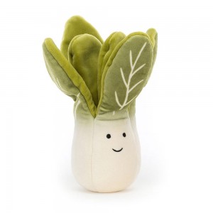 Comida Y Bebida Jellycat Amuseables Vivacious Vegetable Bok Choy 18cm x 7cm x 6cm Blancas Ecuador | CPBOH0921