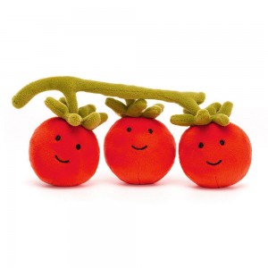 Comida Y Bebida Jellycat Amuseables Vivacious Vegetable Tomato 9cm x 18cm x 5cm Rojas Ecuador | YROLJ0923
