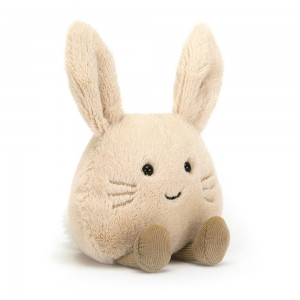 Conejo Jellycat Amuseabean Bunny 4.7in x 3.5in x 2.4in Marrones Ecuador | YVBQH4157