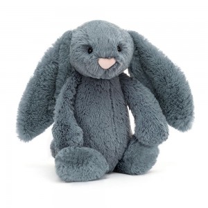 Conejo Jellycat Bashful Dusky Bunny 31cm x 12cm x 9cm Azules Ecuador | QCHJB0834