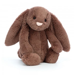 Conejo Jellycat Bashful Fudge Bunny 31cm x 12cm x 9cm Marrones Ecuador | BQEPS4871