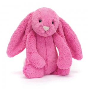 Conejo Jellycat Bashful Hot Bunny 31cm x 12cm x 9cm Rosas Ecuador | HFXGK1527
