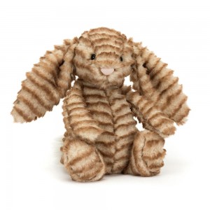 Conejo Jellycat Bashful Luxe Bunny Juniper 31cm x 12cm x 9cm Marrones Ecuador | FVGHW5796