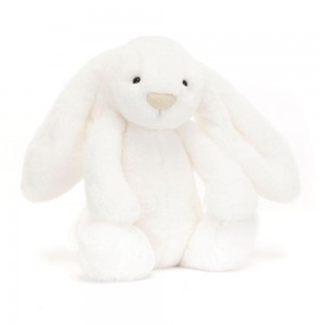 Conejo Jellycat Bashful Luxe Bunny Luna 31cm x 12cm x 9cm Blancas Ecuador | QKYOI3142