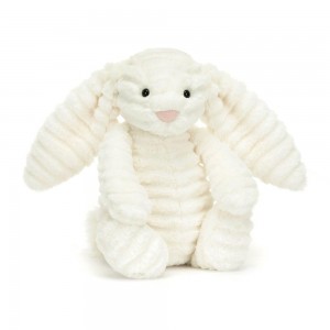 Conejo Jellycat Bashful Luxe Bunny Nimbus 31cm x 12cm x 9cm Blancas Ecuador | KAXWY5789