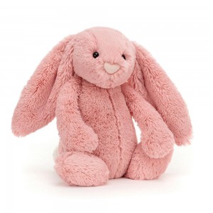 Conejo Jellycat Bashful Petal Bunny 31cm x 12cm x 9cm Rosas Ecuador | LHFGR4360