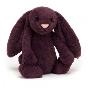 Conejo Jellycat Bashful Plum Bunny 31cm x 12cm x 9cm Moradas Ecuador | NFQWD7314
