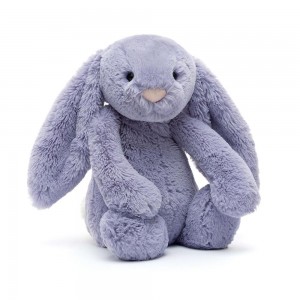 Conejo Jellycat Bashful Viola Bunny 31cm x 12cm x 9cm Moradas Ecuador | RIAVG0612