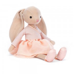 Conejo Jellycat Lila Ballerina Bunny 35cm x 8cm x 7cm Beige Ecuador | EQLUK2470