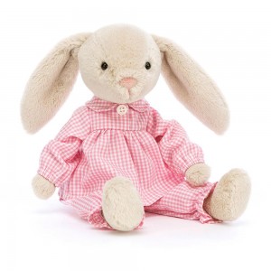 Conejo Jellycat Lottie Bunny Bedtime 27cm x 7cm x 5cm Beige Ecuador | GPFAV7980