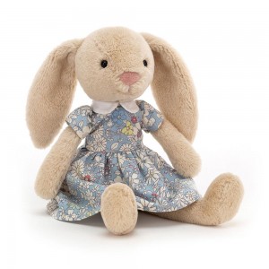 Conejo Jellycat Lottie Bunny Floral 27cm x 7cm x 5cm Beige Ecuador | LUSGT6870