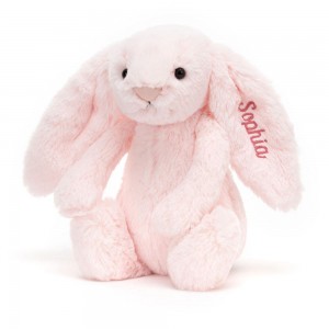 Conejo Jellycat Personalised Bashful Bunny Medium 31cm x 12cm x 9cm Rosas Ecuador | VZAWL3168