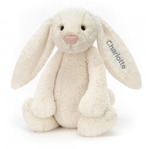 Conejo Jellycat Personalised Bashful Cream Bunny Huge 51cm x 21cm x 12cm Blancas Ecuador | TWRVZ2974