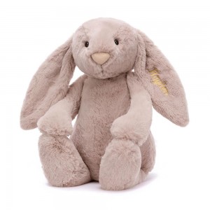 Conejo Jellycat Personalised Bashful Luxe Bunny Rosa Huge 51cm x 21cm x 12cm Rosas Ecuador | WDURG9032