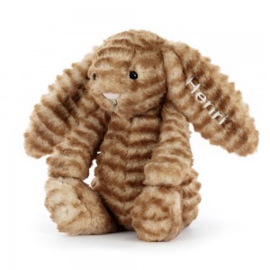Conejo Jellycat Personalised Bashful Luxe Bunny Juniper 31cm x 12cm x 9cm Marrones Ecuador | PUXED4618