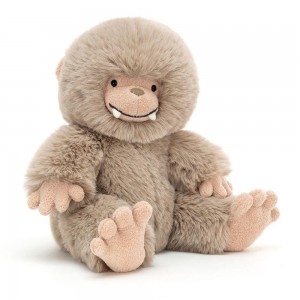 Criaturas Míticas Jellycat Bo Bigfoot 28cm x 18cm x 12cm Beige Ecuador | INHPV1702