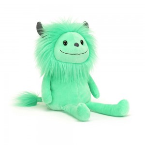 Criaturas Míticas Jellycat Cosmo Monster 42cm x 14cm x 11cm Verde Ecuador | QHFXW6715