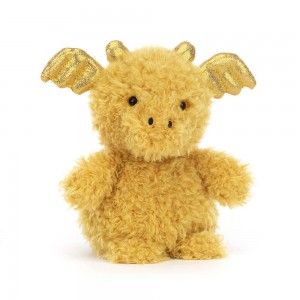 Criaturas Míticas Jellycat Little Dragon 18cm x 10cm x 8cm Amarillo Ecuador | BZJVF4951
