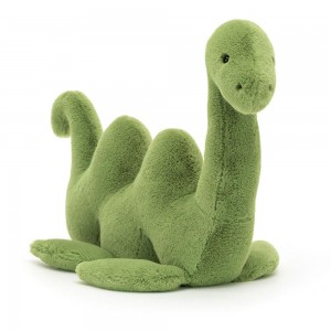 Criaturas Míticas Jellycat Nessie Nessa 23cm x 6cm x 35cm Verde Ecuador | WLRMU9340