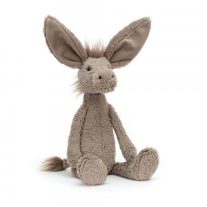 Farmyard Jellycat Harkle Donkey 13.8in x 3.5in x 3.5in Gris Ecuador | WVXCL6173