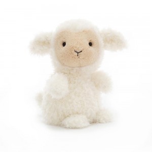 Farmyard Jellycat Little Lamb 7.1in x 3.9in x 3.1in Blancas Ecuador | UDXMW6528