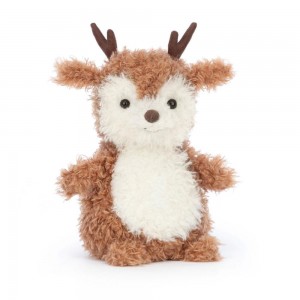 Farmyard Jellycat Little Reindeer 7.1in x 3.9in x 3.1in Marrones Ecuador | PDIHT2931