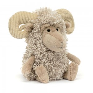Farmyard Jellycat Ramsley Sheep 13in x 5.1in x 5.5in Beige Ecuador | UHRTX4961