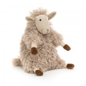 Farmyard Jellycat Sherri Sheep 11.8in x 5.5in x 5.1in Beige Ecuador | FSDZC7485