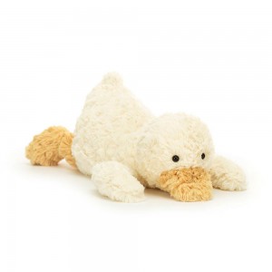 Farmyard Jellycat Tumblie Duck 5.9in x 4.3in x 14.2in Amarillo Ecuador | OMTLV0417