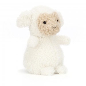 Farmyard Jellycat Wee Lamb 4.7in x 2.8in x 2.4in Blancas Ecuador | LKSYA6280