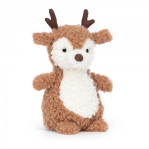 Farmyard Jellycat Wee Reindeer 4.7in x 2.8in x 2.4in Marrones Ecuador | CPRAM6154