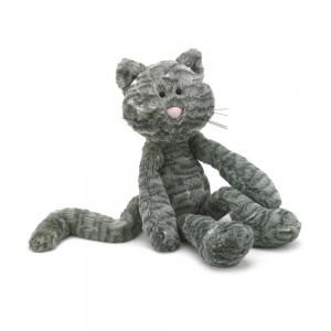 Gatos Y Gatitos Jellycat Merryday Cat 16.1in x 3.9in x 3.1in Gris Ecuador | AXCVM4076