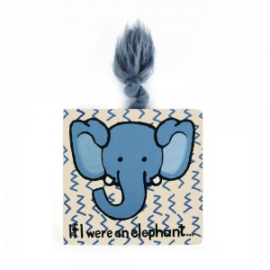 If I Were Books Jellycat If I Were An Elephant Board Book 15cm x 15cm x 2cm Azules Ecuador | CWHBQ8765