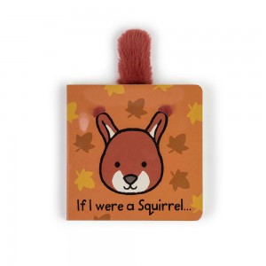 If I Were Books Jellycat If I Were a Squirrel Board Book 15cm x 15cm x 2cm Naranjas Ecuador | EUBKO8140