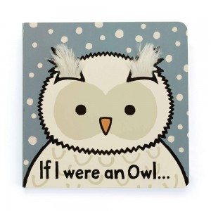 If I Were Books Jellycat If I Were an Owl Board Book 15cm x 15cm x 2cm Gris Ecuador | WIKYZ0384