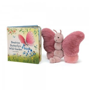 Juegos De Libros Y Juguetes Jellycat Beatrice Butterfly's Wild Garden Book and Beatrice Butterfly Rosas Ecuador | UMTNW8715