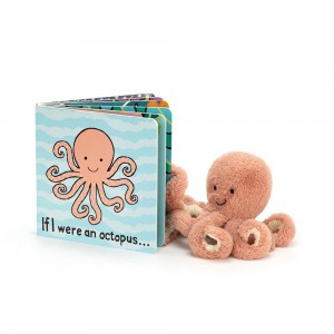 Juegos De Libros Y Juguetes Jellycat If I Were An Octopus Book and Odell Octopus Tiny Naranjas Ecuador | YUMHQ3754