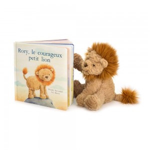 Juegos De Libros Y Juguetes Jellycat Rory Le Courageux Petit Lion and Fuddlewuddle Lion Medium Marrones Ecuador | UKQEZ2931