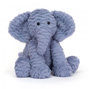 Juguetes Blandos Jellycat Fuddlewuddle Elephant 23cm x 13cm x 9cm Azules Ecuador | OLBDW6150