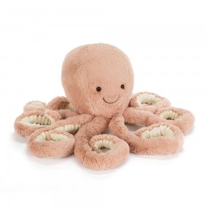 Juguetes Blandos Jellycat Odell Octopus 47cm x 19cm x 19cm Naranjas Ecuador | KLWZI5032