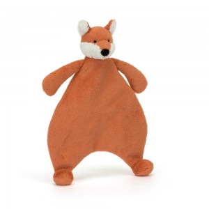 Juguetes Del Bebé Jellycat Bashful Fox Cub Comforter 27cm x 20cm x 7cm Naranjas Ecuador | QIKPS9215
