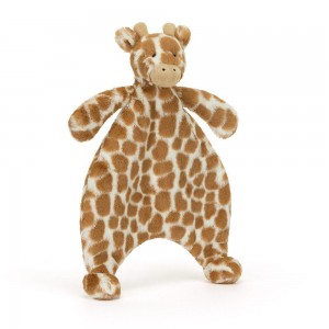 Juguetes Del Bebé Jellycat Bashful Giraffe Comforter 27cm x 20cm x 7cm Naranjas Ecuador | CRHXI6743