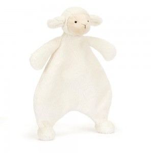 Juguetes Del Bebé Jellycat Bashful Lamb Comforter 27cm x 20cm x 7cm Blancas Ecuador | DJRTW1285