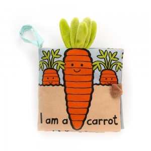 Juguetes Del Bebé Jellycat Carrot Book 15cm x 15cm x 5cm Naranjas Ecuador | ZAPJI3810