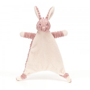 Juguetes Del Bebé Jellycat Cordy Roy Baby Bunny Comforter 25cm x 18cm x 8cm Rosas Ecuador | QBUOG7283