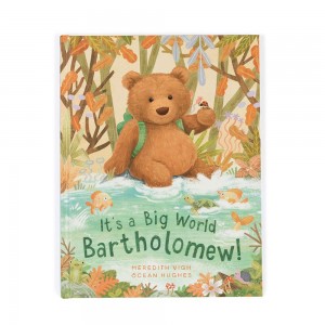 Juguetes Del Bebé Jellycat It's a Big World Bartholomew Book 29cm x 22cm x 1cm Marrones Ecuador | ISWQZ4701